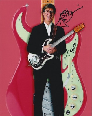 Hank Marvin handsigniertes 8x10 Foto, Autogramm Gitarre The Shadows Cliff Richard J