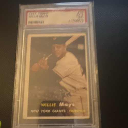 Topps 1957 Topps - Willie Mays #10 PSA 5 (ST) Graded New York Giants