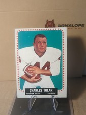 1964 Topps  Charley Tolar Short Print Football Card #86 Houston Oilers