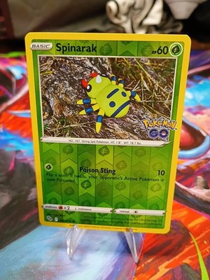 Spinarak 006/078 2022 Pokemon GO Pokemon Card Yuka Morii Reverse Holo LP