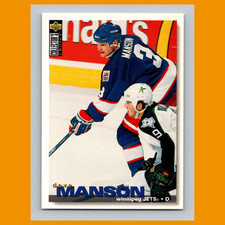 Dave Manson #230 1995-96 Collectors Choice Winnipeg Jets Hockey Card NHL
