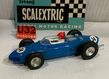 Slot Car SCX Triang Scalextric MM/C62 Ferrari 156 34 F1 Blue Made In France