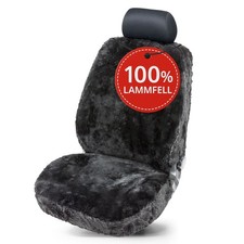 WALSER Auto-Sitzbezug Lammfell Trish Lammfellbezug-Auto, Autositzfell Auto Fell