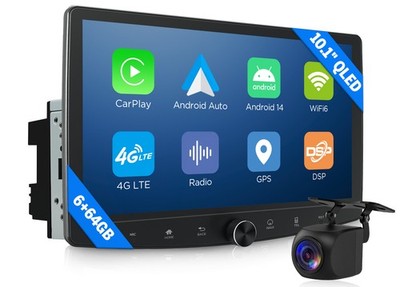 Eonon UX7SK Plus 10.1'' 6+64 2DIN Car Stereo Wireless CarPlay Android Auto 14 GPS