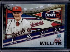 2025 Bowman Draft Eli Willits Night Chrome #BDN-1 Nationals