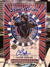 2025 Panini Prospect Edition Baseball Auto  Blue Chips Caden Bodine /99 TZ