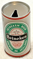 Vintage 1970's Heineken-Lager Beer 🍺-Amsterdam, Holland-12 oz-Steel Beer Can