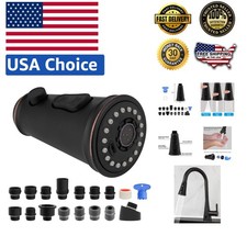 Elegant Oil-Rubbed Bronze Kitchen Faucet Sprayer - 15 Adapters for Compatibility