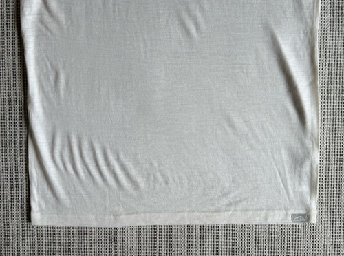 Merino.Tech 165 Lightweight Mens Medium Off White Superfine Merino Wool T Shirt - Picture 6 of 19