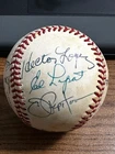 YANKEES LEGENDS SIGNED AUTOGRAPHED OAL BASEBALL!  Ford, Lopat, Womack!  FULL JSA