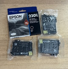 Epson 220XL High Capacity Black And Yellow Ink Cartridge Genuine Exp 2019