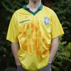 1994 Brazil Home Shirt by Umbro.Size: Medium