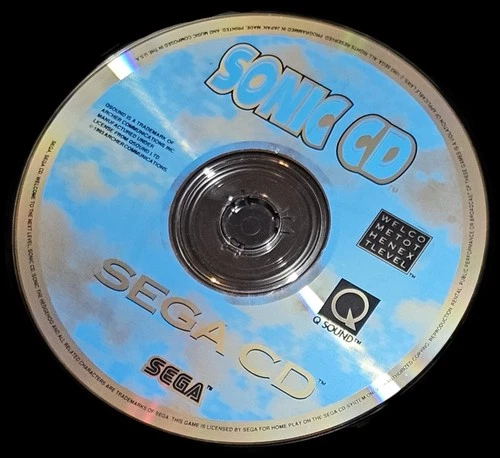 Sonic CD (Sega CD, 1993) Disc Only