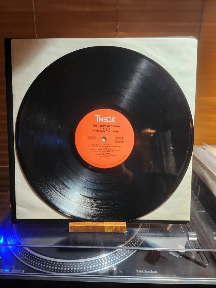 The Isley Brothers, 3+3, 1973 1st T-Neck Stereo, KZ-32453, Gatefold  - Bild 3 von 4