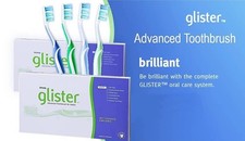 Glister Advanced manual Toothbrush for adults Multicolor, Pack of 4 Brushes 