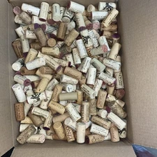 Bulk Used Wine Corks For Crafts LOT of 500 Assorted Wineries