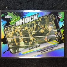 2026 Topps Chrome WWE SOLO SIKOA Viral Shock Refractor #VIR-16