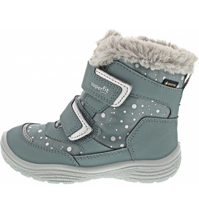 Superfit Crystal Mädchen Klettstiefel in Grün