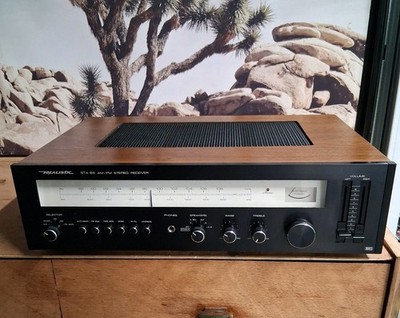 Realistic STA-85 AM/FM Stereo Receiver Vintage 1970's Black Face PLS READ!