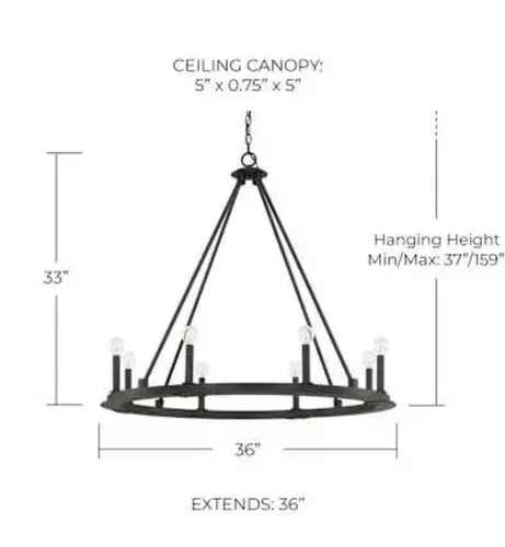 Capital LightingPearson 8 Light 36" Wide Taper Candle... - Picture 2 of 3