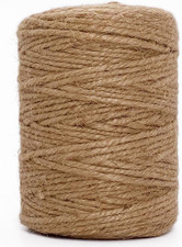 3Mm Jute Twine 328 Feet Heavy Duty and Durable Brown Twine for Crafting, Gardeni