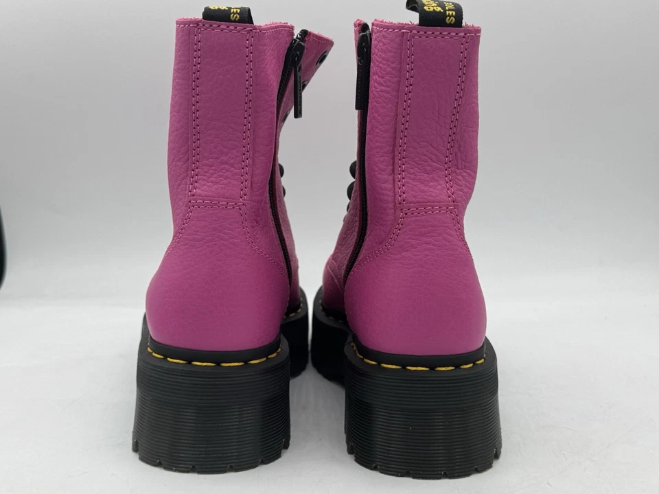 Botas de Plataforma Dr Martens Jadon Cuero Pisa Suave Rosa Burbuja Para Mujer Talla 6” Foto 4 de 4