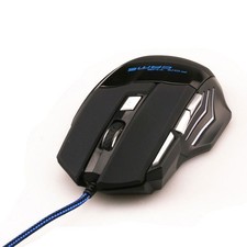 RGB 7-Button USB Gaming Mouse   Colorful LED Backlit Wired PC Computer Mouse