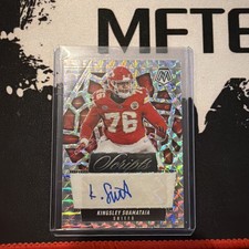 2025 Panini Mosaic KINGSLEY SUAMATAIA AUTO KANSAS CITY CHIEFS
