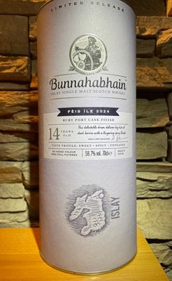 Bunnahabhain Feis Ile 2024 Ruby Port Cask: