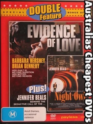 Evidence Of Love / Night Owl DVD, Brand New Sealed  REGION ALL