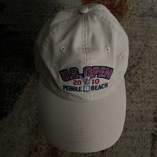 2010 US Open Pebble Beach Golf Strapback Adjustable Hat Cap Dad Rare