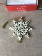 LENOX 2018 Annual GEMMED SNOWFLAKE ORNAMENT Jeweled NEW in BOX