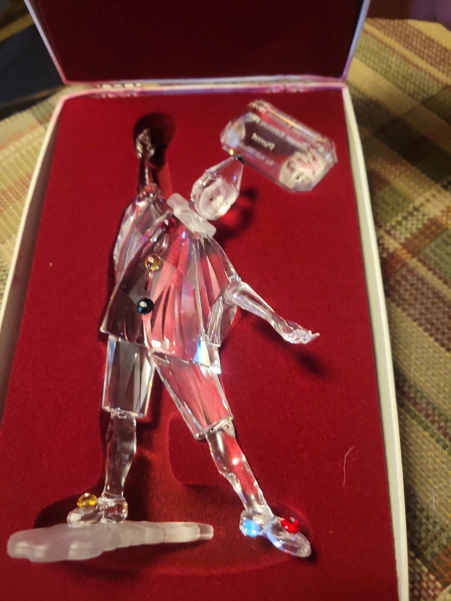 施华洛世奇水晶摆件小丑| eBay