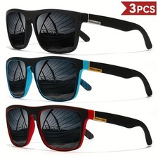 Men’s Polarized Sunglasses Retro Square UV400 Driving Cycling Fishing Sports