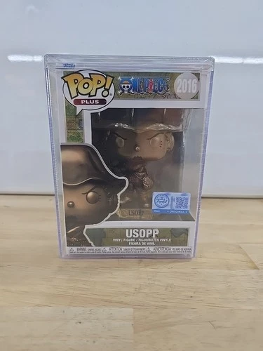 Funko Pop Plus One Piece Usopp Statue Bronze  #2016 Sealed W/ Hard Protector