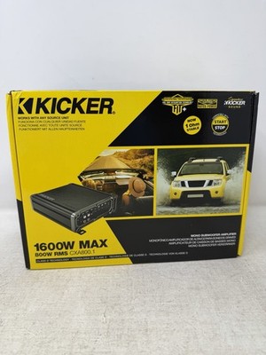 KICKER 46CXA800.1T CAR AUDIO MONO 1CH CLASS-D CX SERIES AMPLIFIER AMP CXA800.1T