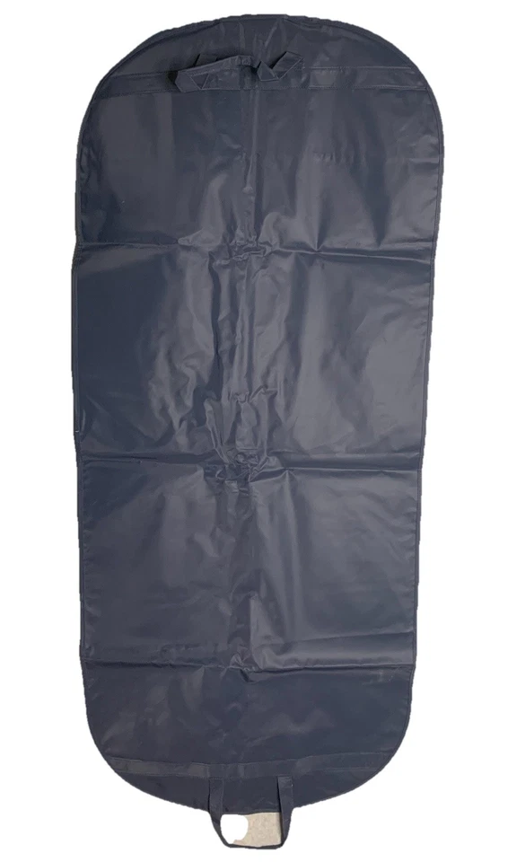 Jaqueta polo RALPH LAUREN azul marinho e dourada terno vinil bolsa de vestuário dobrável 24X52 - Imagem 4 de 4