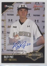 2016 Bowman Draft Under Armour All-America Game 155/225 Riley Pint Auto 0l9t