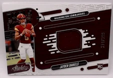 2024 Panini Absolute - Tools of the Trade Jayden Daniels #TOT-JDS /399 (MEM, RC)