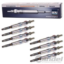 8x BERU GLÜHKERZE für 3.3 TDI + 4.0 TDI AUDI A8 (4D2, 4E8) AB BJ 2000 BIS 2005