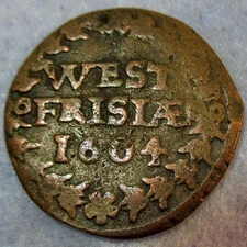 Early date 1604 New York Penny Colonial Copper Cent West Frisia Mint Certificate