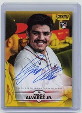 2025 Stadium Club #SCBA-NA Nacho Alvarez Jr. Base Autographs Yellow Foil