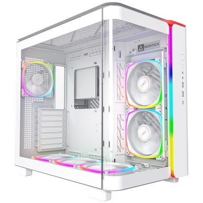 Montech KING 95 PRO Midi-Tower, Tempered Glass, ARGB - weiß