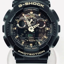 CASIO G-SHOCK GA-100CF-1A9JF Analog Digital Watch Black x Camo *Un* [Tsuyama