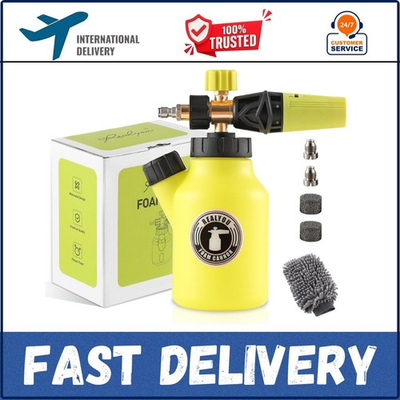 #ad Foam Cannon up to 4500 PSI Pressure Washer Foam Cannon with 1 4#x27;#x27; Quick Connect $27.98