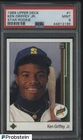 #1 1989 Upper Deck Star Rookie #1 Ken Griffey Jr Mariners RC HOF PSA 9 MINT