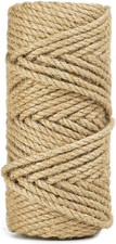 100 Feet 5Mm Jute Twine, Heavy Duty Jute Rope, Natural Hemp Rope for DIY Arts Cr