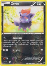 Zorua - 89/113 - Common - Reverse Holo (Damaged) Legendary Treasures - Darkness on eBay