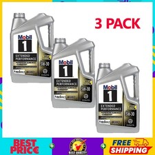 3 PACK Mobil 1 Extended Performance 5W-30 Full Synthetic Motor Oil 20K Miles 5Qt 40.53 per gallon