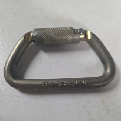 Omaga Pacific Gold ''D'' 3 Auto Lock Carabiner NFPA - Strength: 72kN30998